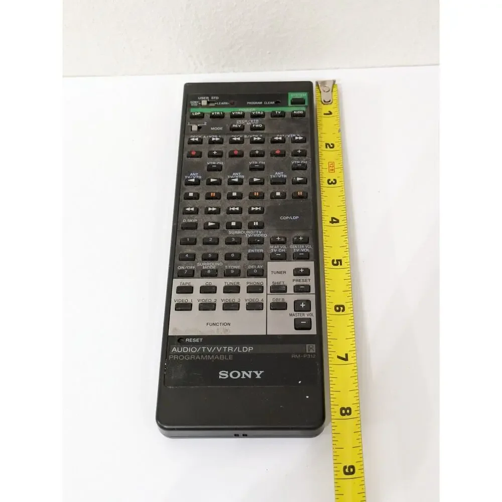 Sony Audio‎ Video Receiver Programmable Remote Control RM-P312 Original - Picture 4 of 6